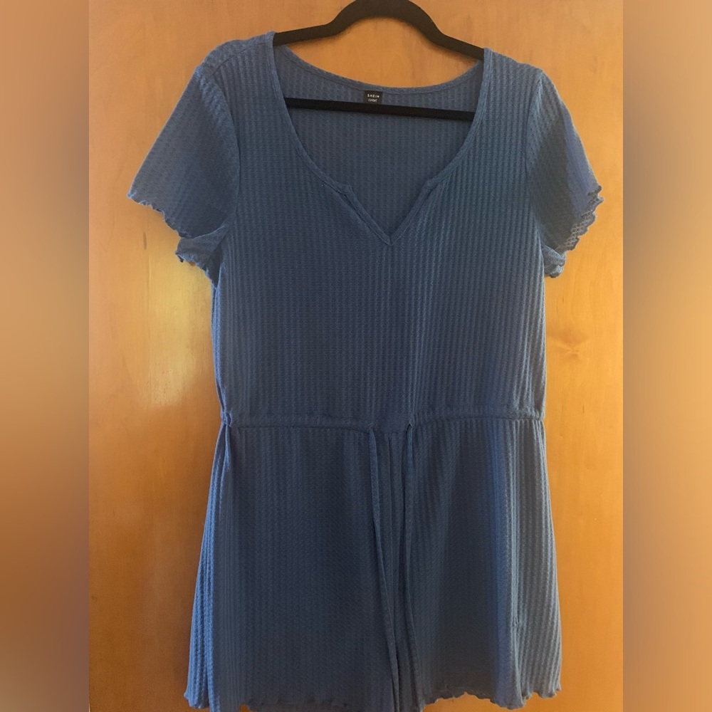 Dusty Blue Romper
